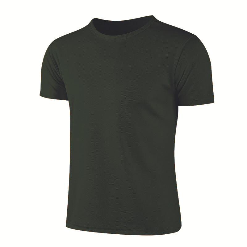 Quick Dry Round Neck Short Sleeve T-Shirt