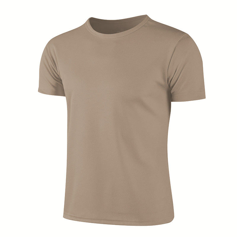 Quick Dry Round Neck Short Sleeve T-Shirt